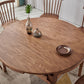 Modern Style Brown Dining Table Round Solid Wood Dining Table with 4 Legs for Living Room Clearhalo ' dining_table' 'Dining Tables & Seating' 'Dining Tables' 'furn' 'furn_dining_table' 'Furniture' 'furniture_dining_table' 'Kitchen & Dining Furniture' 'kitchen&dining_furn' 'kitchen' 'kitchen_dining_table' 1200x1200_23e76518-f0b0-403a-8af0-3b91fa8be54b