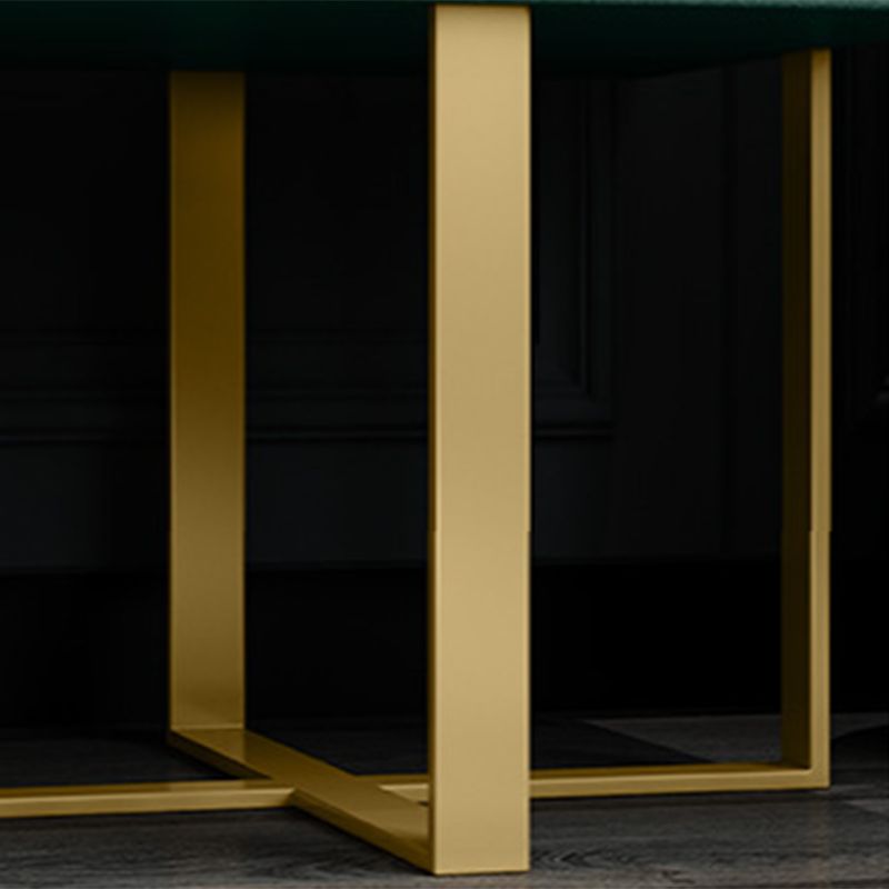 Luxe lederen make-uptafel met 2 laden 2-laden in donkergroen