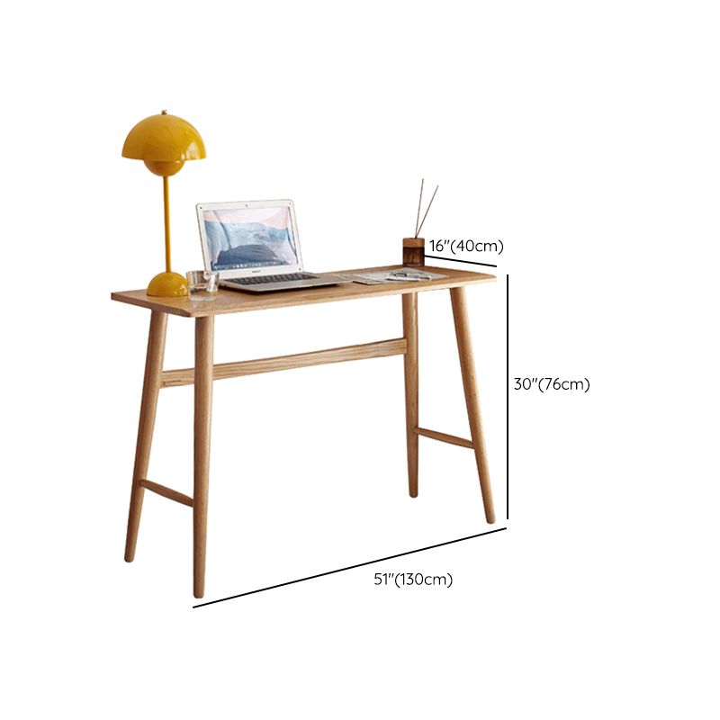 Solid Wood Home Office Desk Contemporary Trestle Base Writing Desk Clearhalo 'furn' 'furn_office_desk' 'Furniture' 'Office Desks' 'Office Furniture' 'office_desk' 1200x1200_23e87b93-1170-47aa-9792-b8ea5b5545db