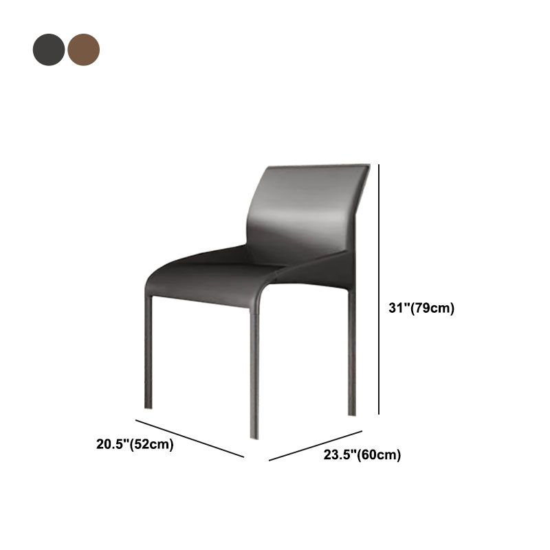 Dining Chairs Faux Leather Modern Side Chairs for Dining Room Clearhalo 'Dining Chairs' 'Dining Tables & Seating' 'dining_chair' 'furn' 'furn_dining_chair' 'Furniture' 'furniture_dining_chair' 'Kitchen & Dining Furniture' 1200x1200_23e9d6d1-4e23-4e3f-8c1e-c186fe2d971f
