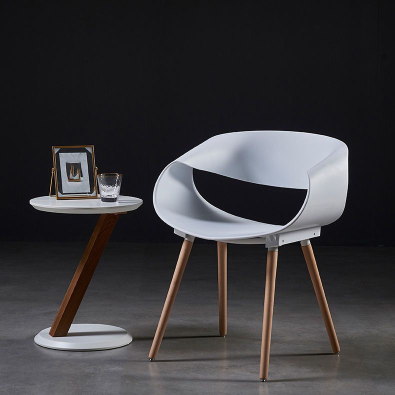 Scandinavian Armless Dining Chairs Side Dining Chairs with Wood Legs (Set of 2) Clearhalo ' kitchen&dining_furn' 'Dining Chairs' 'Dining Tables & Seating' 'dining_chair' 'furn' 'furn_dining_chair' 'Furniture' 'furniture_dining_chair' 'Kitchen & Dining Furniture' 'kitchen' 1200x1200_23ea0006-8d71-457e-8a83-0da929b79d91