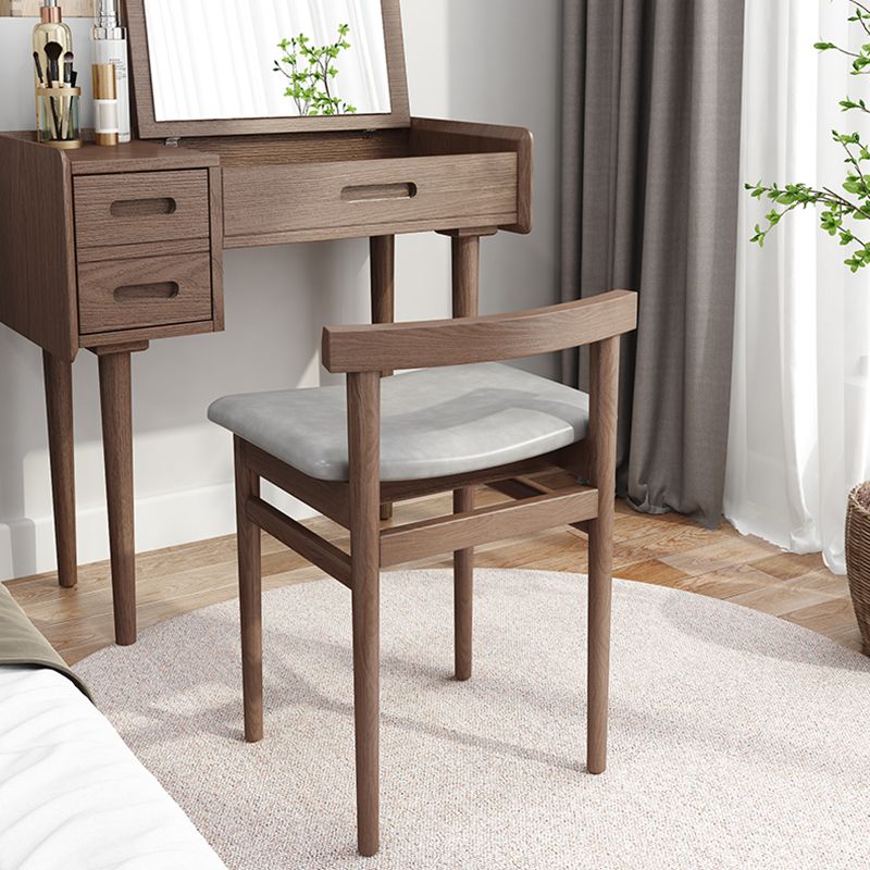 Traditional Wood Dining Armless Chair Faux Leather Dining Chairs for Home Use Clearhalo ' kitchen&dining_furn' 'Dining Chairs' 'Dining Tables & Seating' 'dining_chair' 'Furniture' 'furniture_dining_chair' 'Kitchen & Dining Furniture' 'kitchen' 1200x1200_23ea92e6-86dc-493c-8507-01eba9ab2a9b