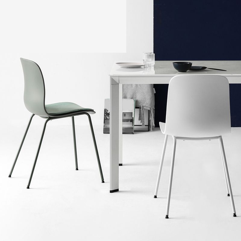 Modern Dining Armless Chair Plastic Dining Chair for Restaurant Use Clearhalo ' kitchen&dining_furn' 'Dining Chairs' 'Dining Tables & Seating' 'dining_chair' 'furn' 'furn_dining_chair' 'Furniture' 'furniture_dining_chair' 'Kitchen & Dining Furniture' 'kitchen' 1200x1200_23ed02eb-8f5e-4ca0-a7ef-930c3610a3e7