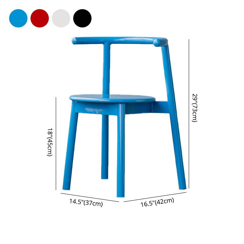 Contemporary Chairs Dining Armless Open Back Side Chairs with Metal Legs for Kitchen Clearhalo ' kitchen&dining_furn' 'Dining Chairs' 'Dining Tables & Seating' 'dining_chair' 'furn' 'furn_dining_chair' 'Furniture' 'furniture_dining_chair' 'Kitchen & Dining Furniture' 'kitchen' 1200x1200_23ed7a0b-e425-4767-aad6-2808aed79de0