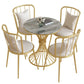 Modern Style Sintered Stone Dining Table Round Pedestal Table for Dinning Room Clearhalo ' dining_table' 'Dining Tables & Seating' 'Dining Tables' 'Furniture' 'furniture_dining_table' 'Kitchen & Dining Furniture' 'kitchen&dining_furn' 'kitchen' 'kitchen_dining_table' 1200x1200_23f1de10-94a6-4a75-af48-be71a0e6abbf