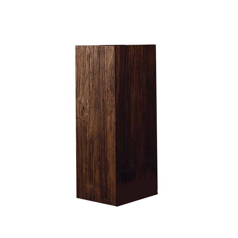 Rectangular Side Table Wooden Modern Tree Stump End Table for Bedroom