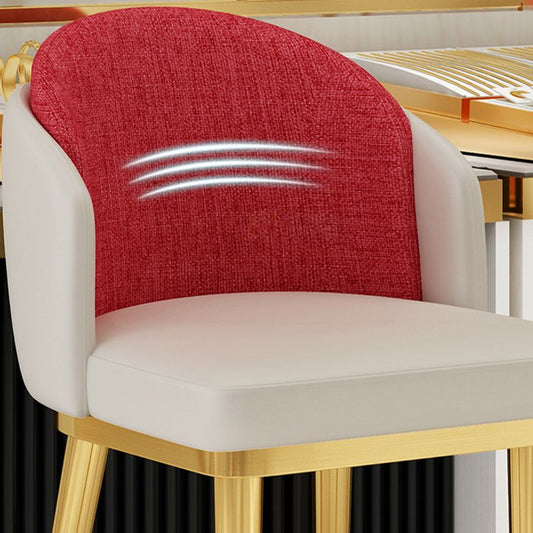 Sedie di controprote con controporte glam con telaio metallico