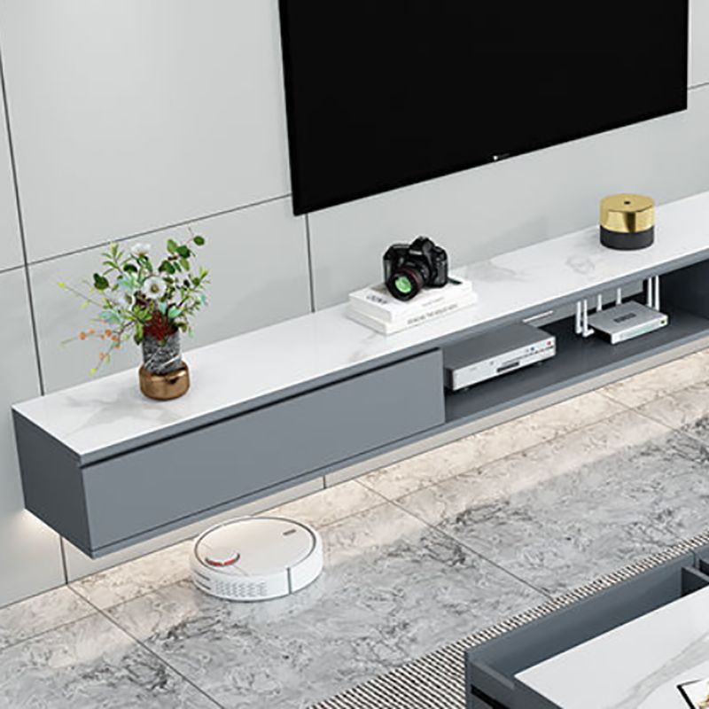 Contemporary Style TV Stand Wall-mounted Enclosed Storage TV Console Clearhalo 'furn' 'furn_tv_stands_entertainment_centers' 'Furniture' 'Living Room Furniture' 'TV Stands & Entertainment Centers' 'TV Stands & Media Storage Furniture' 'tv_stands_entertainment_centers' 1200x1200_23f4ffe9-fec5-41e4-93b3-ddc74c09185e