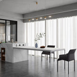 Metal Contemporary Rectangular Dining Table High Gloss White Sintered Stone Table with Metal Legs Clearhalo ' dining_table' 'Dining Tables & Seating' 'Dining Tables' 'Furniture' 'furniture_dining_table' 'Kitchen & Dining Furniture' 'kitchen&dining_furn' 'kitchen' 'kitchen_dining_table' 1200x1200_23f6912c-44e8-477a-83a7-da54603bc30f