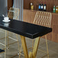 42-inch Height Cocktail Bar Table Nordic Black Wood Top Table for Dining Room Clearhalo 'Bar Furniture' 'Bar Tables' 'bar_tables' 'Furniture' 'furniture_bar_tables' 'Kitchen & Dining Furniture' 'kitchen&dining_furn' 'kitchen' 1200x1200_23f873ca-f449-4193-b734-b1d8981d6402