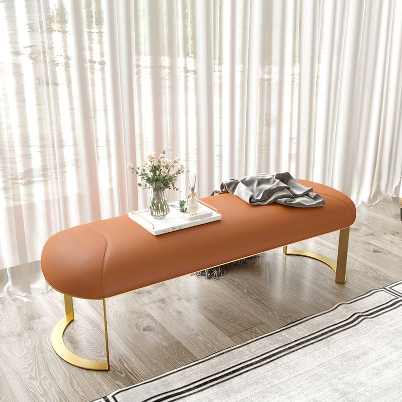 Rectangle 15.7" Wide Entryway Bench Cushioned Upholstered Seating Bench Clearhalo 'Benches' 'Chairs & Seating' 'furn' 'furn_benches' 'Furniture' 'Living Room Furniture' 1200x1200_23fa3ba2-2755-4945-8d78-fb897d1d8993