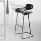 Nordic Stainless Steel Simple Barstool Low Back Indoor Tall Stool with Plastic Seat Clearhalo 'Bar Furniture' 'Bar Stools' 'bar_stools' 'furn' 'furn_bar_stools' 'Furniture' 'furniture_bar_stools' 'Kitchen & Dining Furniture' 1200x1200_23fa9a36-8529-4e62-b1b7-059454f5f783