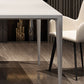 Contemporary Dining Table Sintered Stone Dining Table with 4 Metal Legs for Dining Room Clearhalo ' dining_table' 'Dining Tables & Seating' 'Dining Tables' 'Furniture' 'furniture_dining_table' 'Kitchen & Dining Furniture' 'kitchen&dining_furn' 'kitchen' 'kitchen_dining_table' 1200x1200_23fc5803-efc9-463f-b065-9d31fa52927e