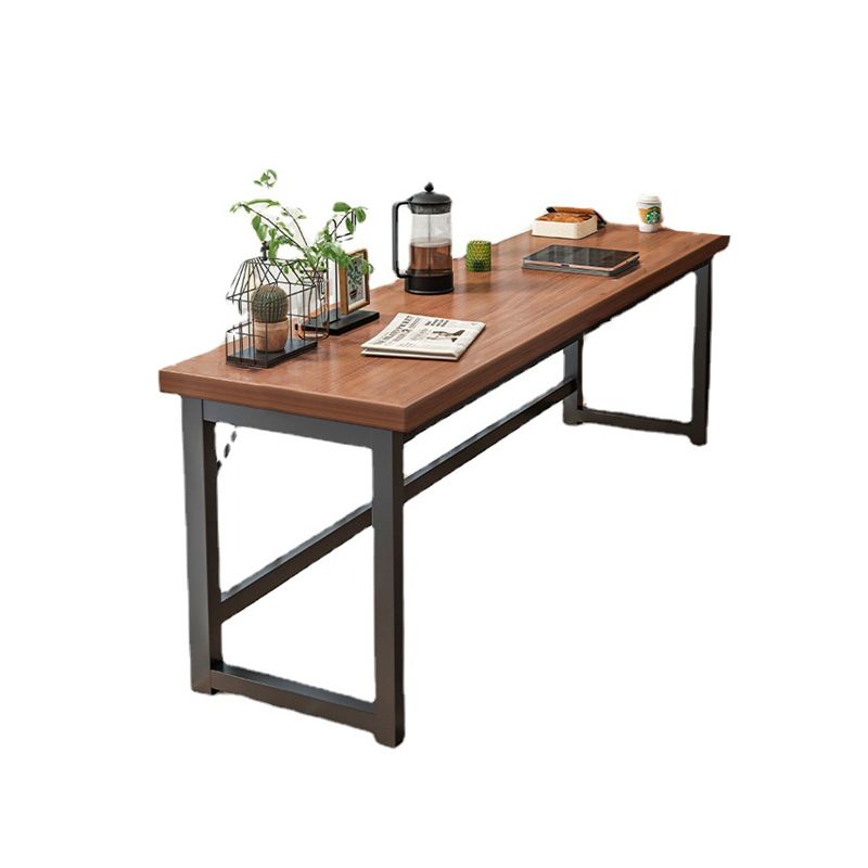 Table de salle à manger industrielle de barre de rectangle de table de taille de barre de base de tréteau de fer