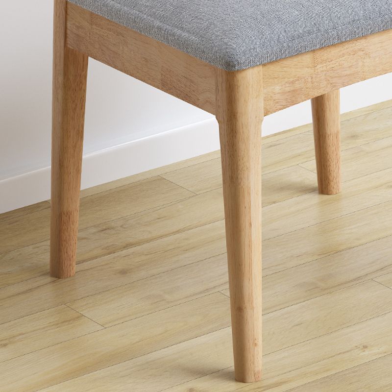 Industrial Wood Dining Chair Home Armless Upholstered Open Back Single Dining Side Chair Clearhalo ' kitchen&dining_furn' 'Dining Chairs' 'Dining Tables & Seating' 'dining_chair' 'furn' 'furn_dining_chair' 'Furniture' 'furniture_dining_chair' 'Kitchen & Dining Furniture' 'kitchen' 1200x1200_240044ce-a41e-45b6-8b34-f218a4e71aa6