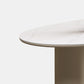 Modern Stone Top Dinette Table Oval Home Kitchen Dinner Tripod Dining Table Clearhalo 'Dining Tables & Seating' 'Dining Tables' 'dining_table' 'furn' 'furn_dining_table' 'Furniture' 'furniture_dining_table' 'Kitchen & Dining Furniture' 'kitchen' 'kitchen_dining_table' 1200x1200_2405d2e8-8dcd-4738-8967-819385756148
