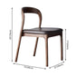 Farmhouse Style Wood Dining Side Chair Solid Back Armless Chair for Home Use Clearhalo ' kitchen&dining_furn' 'Dining Chairs' 'Dining Tables & Seating' 'dining_chair' 'furn' 'furn_dining_chair' 'Furniture' 'furniture_dining_chair' 'Kitchen & Dining Furniture' 'kitchen' 1200x1200_2406661b-02ca-4cec-963c-79fa29ce9e78