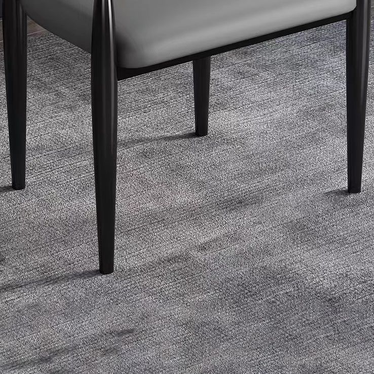 Contemporary Faux Leather Arm Dining Chair for Home in Gold Finish