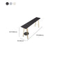 Rectangle Pub Table Glam Stone Bar Table for Cafe and Breakroom Clearhalo 'Bar Furniture' 'Bar Tables' 'bar_tables' 'furn' 'furn_bar_tables' 'Furniture' 'Kitchen & Dining Furniture' 1200x1200_2407383b-67fb-4953-bc0a-252d63cb85c0