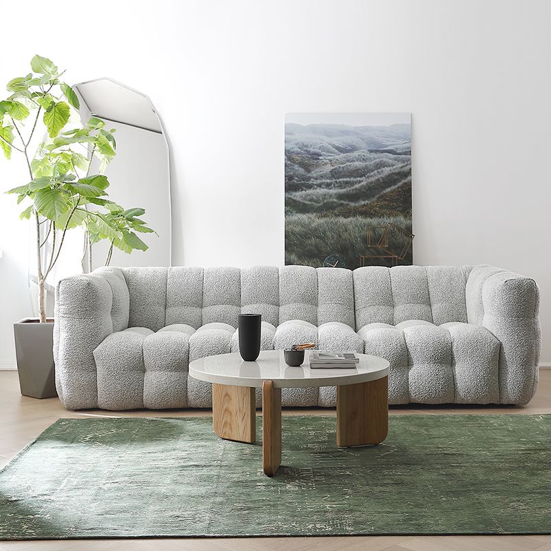 BEIGE e grigio Sedute a sedute Smoking Biscuit di divano per appartamento