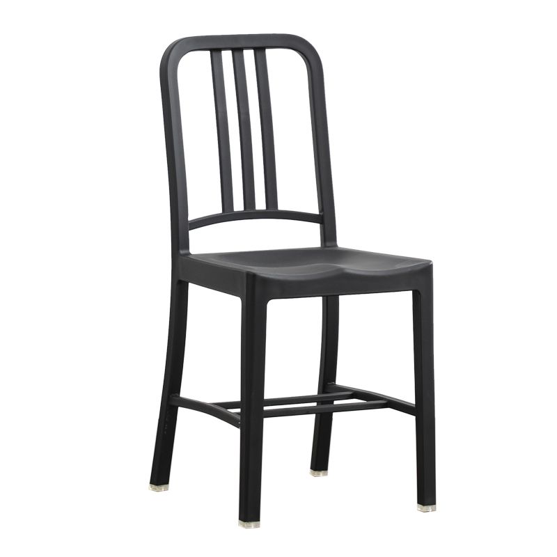 Contemporary Dining Plastic Side Armless Chair Open Back Dining Chair for Indoor Clearhalo ' kitchen&dining_furn' 'Dining Chairs' 'Dining Tables & Seating' 'dining_chair' 'Furniture' 'furniture_dining_chair' 'Kitchen & Dining Furniture' 'kitchen' 1200x1200_2409336e-9c1d-4430-8f4c-25c0efbff75e