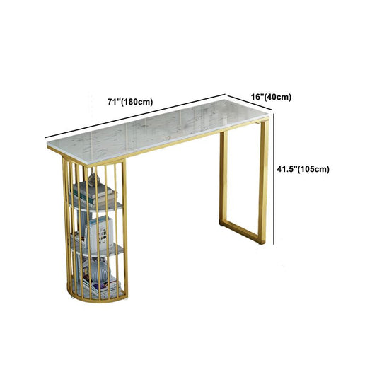 Glam 1/3 Stücke Tisch Tisch Set Steinschalter mit hohen Stühlen für Wohnzimmer