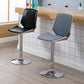 Contemporary Swivel Adjustable Height Bar Stool Indoor Bar Stool with Full Back Clearhalo 'Bar Furniture' 'Bar Stools' 'bar_stools' 'furn' 'furn_bar_stools' 'furniture_bar_stools' 'Kitchen & Dining Furniture' 'kitchen&dining_furn' 'kitchen' 'kitchen_furn' Furniture' 1200x1200_240bdf2b-d68c-4c9b-8a56-e88a0bc1fa5b