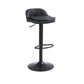 Upholstered Bar Stools Swivel Adjustable Height Patio Bar Stool with Black Base Clearhalo 'Bar Furniture' 'Bar Stools' 'bar_stools' 'furn' 'furn_bar_stools' 'Furniture' 'Kitchen & Dining Furniture' 1200x1200_240f9eea-d1e1-4b32-843e-d486f1088b70