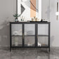 Glass Door Display Cabinet Industrial Storage Cabinet for Living Room Clearhalo 'Display & China Cabinets' 'display_china_cabinets' 'furn' 'furn_display_china_cabinets' 'Furniture' 'Kitchen & Dining Furniture' 1200x1200_2410cbeb-25b0-4910-8007-f90879a35bb1