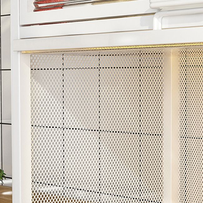 Modern Style Bookshelf Metal Closed Back Bookcase with Door for Office Clearhalo 'Bookcases' 'furn' 'furn_bookcases' 'Furniture' 'Office Furniture' 1200x1200_2411a2b5-f182-4d1e-8b0d-f65262f1112f