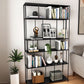 Open Metal Etagere Bookcase Modern Rectangular Shelf Bookcase Clearhalo 'Bookcases' 'Furniture' 'furniture_bookcases' 'kitchen' 'kitchen_bookcases' 'Living Room Furniture' 'Office Furniture' 1200x1200_2412e42c-f526-4e74-ba00-5604d9193452