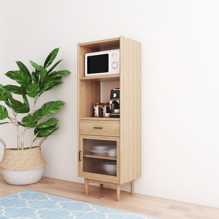 Panneau latéral en bois Modern Minimalist Home Rectangular Blubboard avec tiroirs