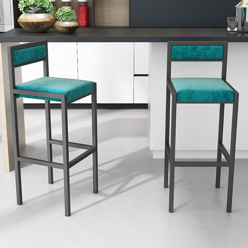 Scandinavian Upholstered Bar Stools for Kitchen Armless Square Stools Clearhalo 'Bar Furniture' 'Bar Stools' 'bar_stools' 'furn' 'furn_bar_stools' 'Furniture' 'furniture_bar_stools' 'Kitchen & Dining Furniture' 1200x1200_2414c332-7487-4574-baf7-ffedeaa9764e