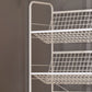 White Etagere Bookshelf Modern 2/3/4/5-Shelf Metal Vertical Bookcase