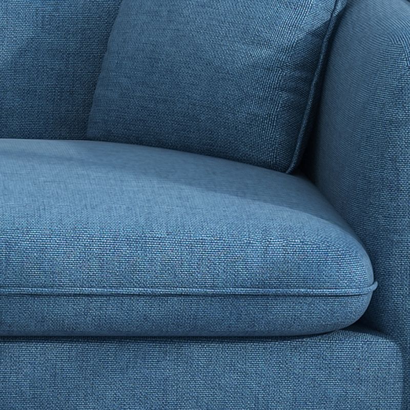 Linen Blend Tight Back Straight Arm Sectional with Slipcovered for Living Room Clearhalo 'furn' 'furn_sectionals' 'Furniture' 'furniture_sectionals' 'Living Room Furniture' 'Sectionals' 1200x1200_2415c6d2-101d-45df-baf1-54b8496de6fa