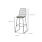 Glam Table and Stool Set Oval 1/2/3 Pieces Bar Pub Table Set Clearhalo 'Bar Furniture' 'furn' 'furn_home_bar_bar_sets' 'Furniture' 'Home Bars & Bar Sets' 'home_bar_bar_sets' 'Kitchen & Dining Furniture' 1200x1200_241c7cc6-2262-4ab0-b616-dbfa3a072322
