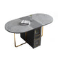 Sintered Stone Dining Table Modern Oval Drop-Leaf 59" Dining Table for Home Use Clearhalo ' dining_table' 'Dining Tables & Seating' 'Dining Tables' 'furn' 'furn_dining_table' 'Furniture' 'furniture_dining_table' 'Kitchen & Dining Furniture' 'kitchen&dining_furn' 'kitchen' 'kitchen_dining_table' 1200x1200_241dc695-2804-4cf8-abc1-5c35f4a2cb65