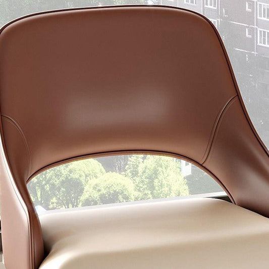 Silla de comedor de cocina glamorosa patas de metal para el brazo de comedor abiertos