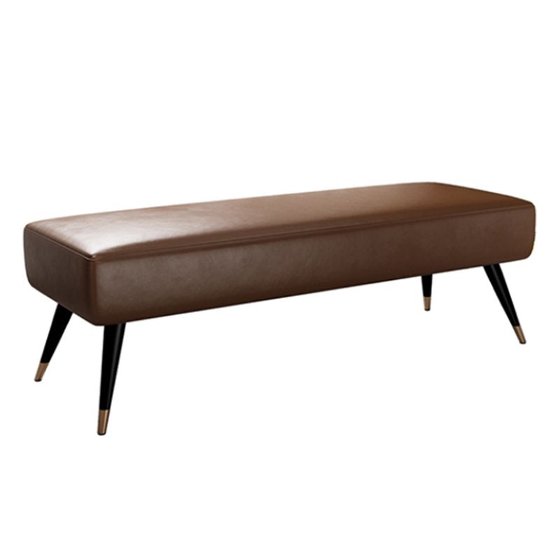 16.5 Inch Wide Glam Metal Seating Bench Cushioned Entryway Bench Clearhalo 'Benches' 'Chairs & Seating' 'furn' 'furn_benches' 'Furniture' 'Living Room Furniture' 1200x1200_24231293-8eb1-4ee8-99e5-761da2a8019b