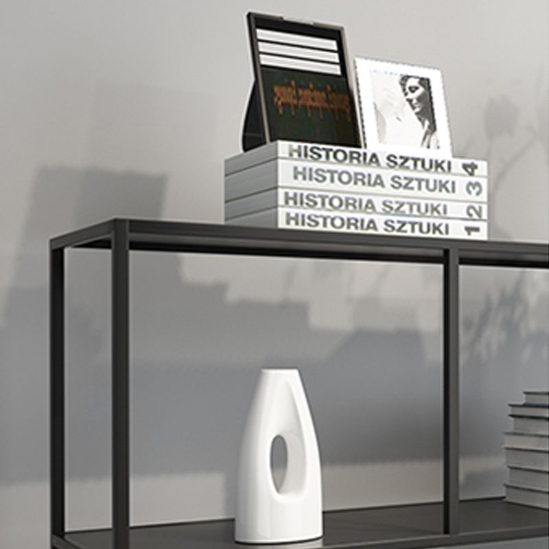 Open Bookcase Minimalist Book Shelf with Metal Rectangular Shelves Clearhalo 'Bookcases' 'Furniture' 'furniture_bookcases' 'kitchen' 'kitchen_bookcases' 'Living Room Furniture' 'Office Furniture' 1200x1200_2424f0a3-41cc-4171-a7c4-1e1d2030bf81