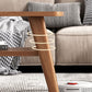 Wooden Rectangle Contemporary Coffee Table 4 Legs Single Coffee Table