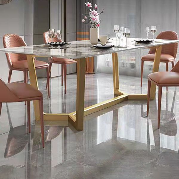 Traditional Luxury Furniture Stone Trestle Dining Room Collection for Kitchen Clearhalo ' dining_table' 'Dining Tables & Seating' 'Dining Tables' 'furn' 'furn_dining_table' 'Furniture' 'furniture_dining_table' 'Kitchen & Dining Furniture' 'kitchen&dining_furn' 'kitchen' 'kitchen_dining_table' 1200x1200_242835f1-2772-4efd-8a15-d98d1a46a09f