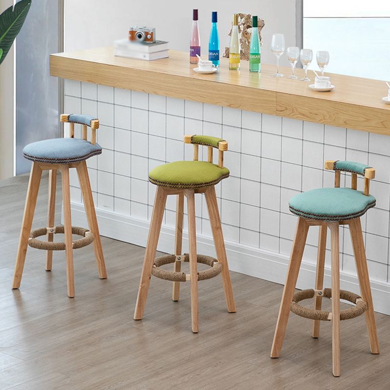 Scandinavian Natural Wood Counter Stools Low Back Bar Stools with Footrest Clearhalo 'Bar Furniture' 'Bar Stools' 'bar_stools' 'furn' 'furn_bar_stools' 'furniture_bar_stools' 'Kitchen & Dining Furniture' 'kitchen&dining_furn' 'kitchen' 'kitchen_furn' Furniture' 1200x1200_242c8975-16b6-48f0-9331-1202b0818c62