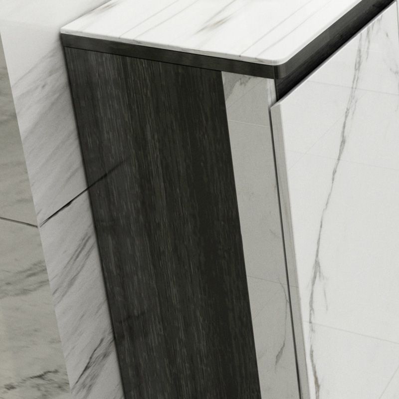 Glam Cabinets Dining Buffet 2-Drawer Glass Doors Buffet Sideboard Clearhalo 'buffet_sideboard' 'Buffets & Sideboards' 'furn' 'furn_buffet_sideboard' 'Furniture' 'Kitchen & Dining Furniture' 1200x1200_2430fcd1-74ea-4123-b864-f0a25e44d430