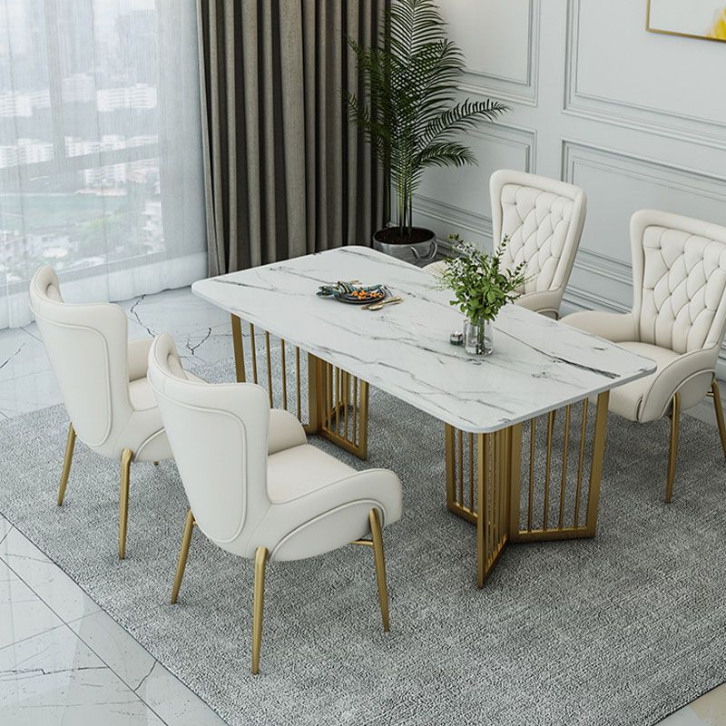 Mid Back Iron Base Office Chair Upholstered Task Chair with 4-Leg Clearhalo 'furn' 'furn_office_chair' 'Furniture' 'Office Chairs' 'Office Furniture' 'office_chair' 1200x1200_24314c46-d072-4816-bd17-c2af770735c7