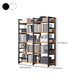 Modern Wood Shelf 11.8-inch Wide Open Etagere Bookcase in Matte Finish