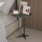 Modern Round Slate Side End Table Metal Pedestal Sofa Side Table Clearhalo 'Coffee & Accent Tables' 'End & Side Tables' 'end_side_tables' 'furn' 'furn_end_side_tables' 'Furniture' 'Living Room Furniture' 1200x1200_2434a9e9-8fc2-42fa-83ad-06b38c5ff8ba