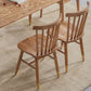 Chaise latéral de cuisine de cuisine en bois contemporain chaise côté arrière