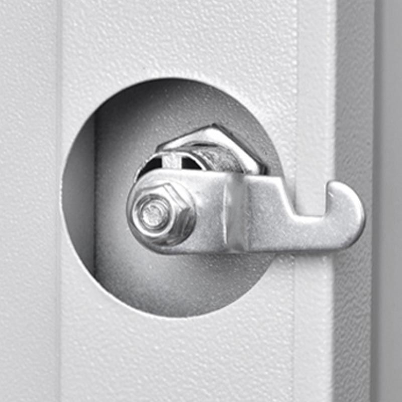 Hinged Modern Wardrobe Armoire Metal Wardrobe Cabinet for Home Clearhalo 'Armoires & Wardrobes' 'armoires_wardrobes' 'Bedroom Furniture' 'furn' 'furn_armoires_wardrobes' 'Furniture' 1200x1200_2436342e-7cef-41df-b552-f9586be9e975