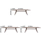 Rectangle 4 Legs Casual Dining Table Wood Color Fixed Table of Pinewood Solid Wood Clearhalo ' dining_table' 'Dining Tables & Seating' 'Dining Tables' 'furn' 'furn_dining_table' 'Furniture' 'furniture_dining_table' 'Kitchen & Dining Furniture' 'kitchen&dining_furn' 'kitchen' 'kitchen_dining_table' 1200x1200_243a2f22-c4f8-4bf6-8396-eb50a195f50a